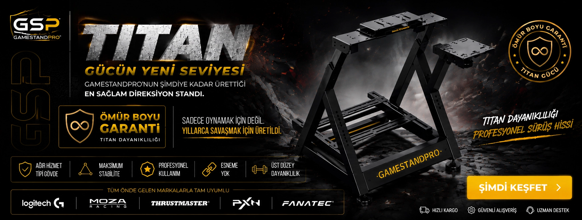 Gamestandpro Titan Direksiyon Standı