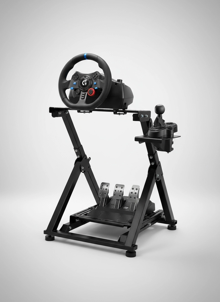 Gamestandpro%20KM3423%20Katlanabilir%20Direksiyon%20Standı