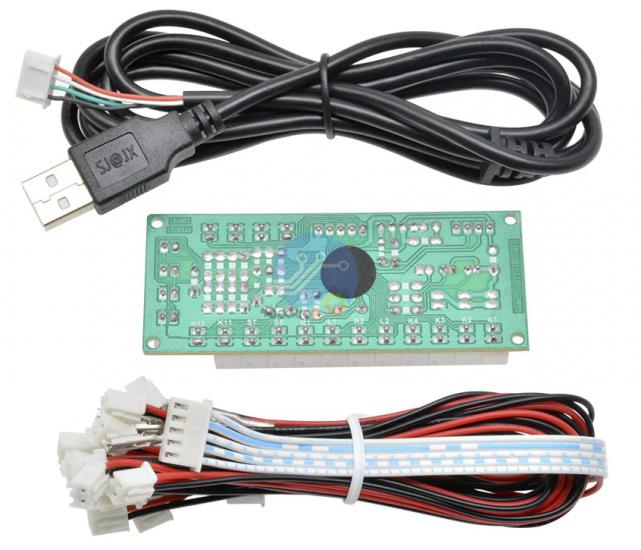 Sıfır gecikme Arcade USB Encoder PC Joystick Devre