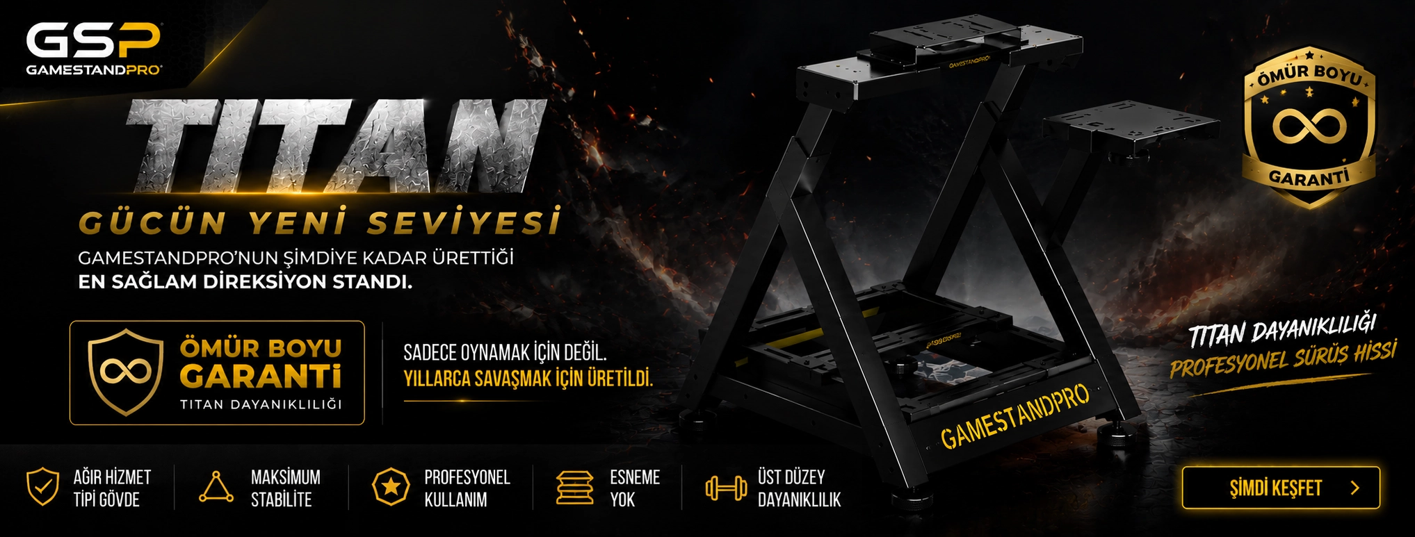 Gamestandpro Titan Direksiyon Standı